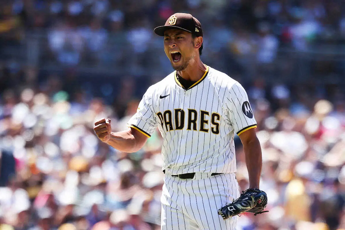 【画像・写真】パドレス・ダルビッシュ日米通算204勝！黒田超え日本選手最多　306日ぶり白星で今季1勝