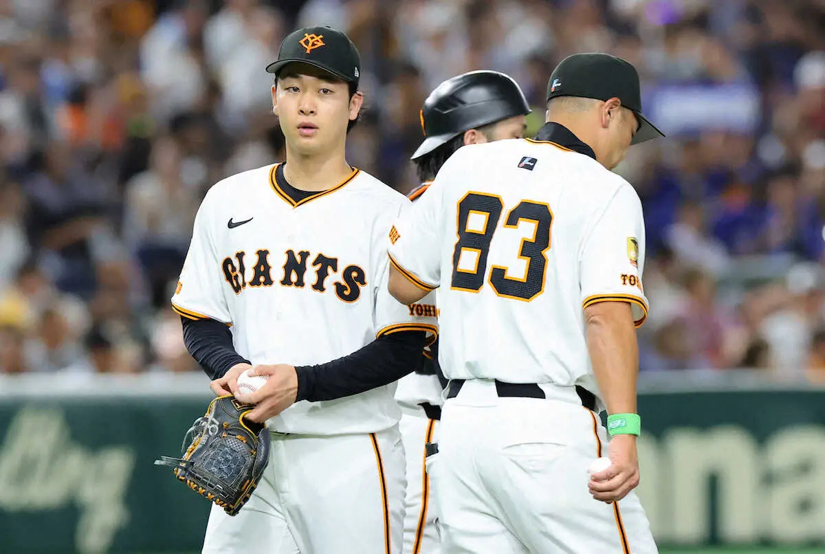 【画像・写真】巨人・山崎伊織「粘り切れませんでした」　得意のDeNA戦で6失点、675日ぶり黒星
