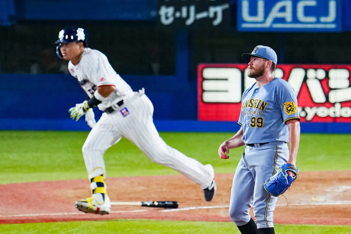 【画像・写真】首位阪神　ヤクルトに敗れ、連勝が2で止まる　優勝マジックは1つ減って「34」