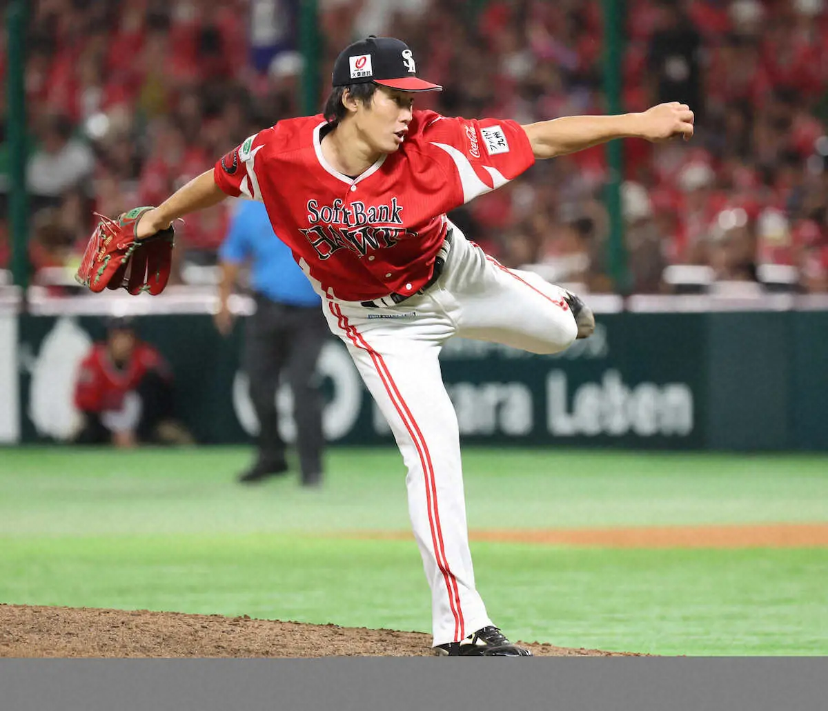 【画像・写真】ソフトバンク　育成出身3年目左腕の宮崎颯がプロ初登板　22年育成ドラフト8位で東京農大から入団