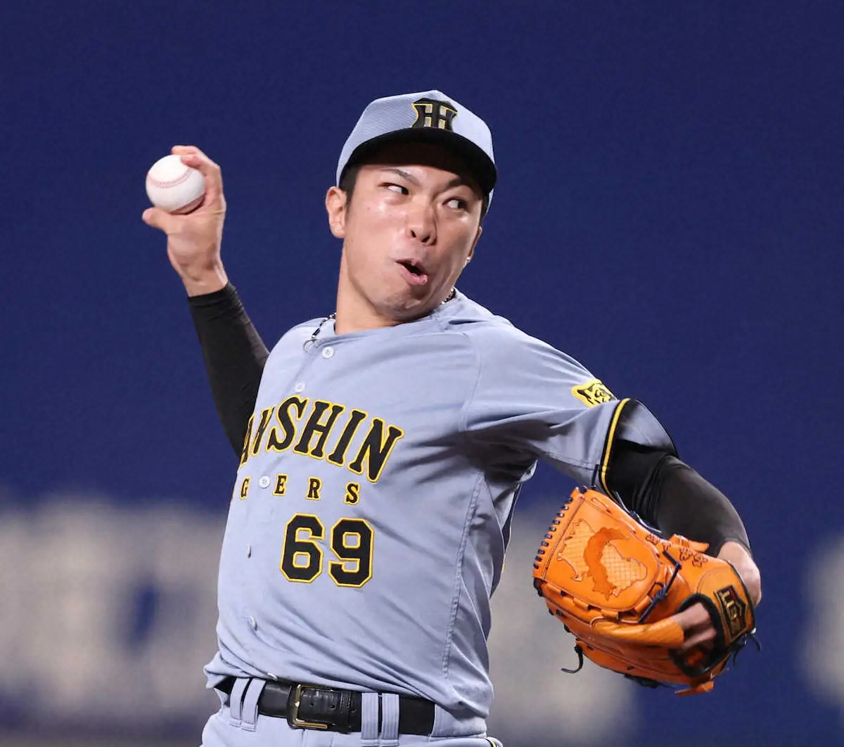 【画像・写真】＜中・神（13）＞　最後を締めた石井（撮影・大森　寛明）