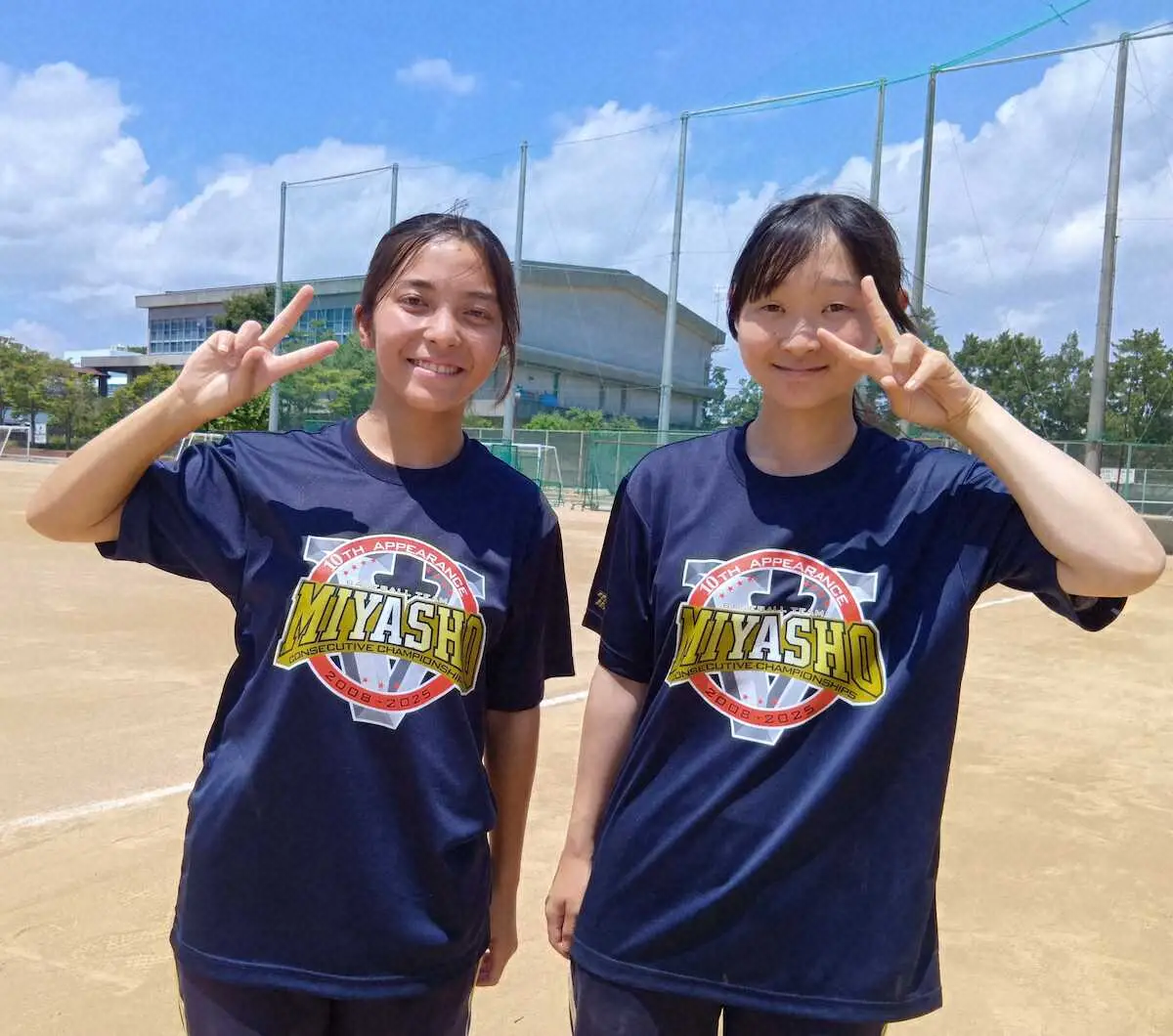 【画像・写真】宮崎商は元ヤクルト赤川擁した08年以来の勝利ならず　当時の世代から出場記念Tシャツが今年も届き感謝