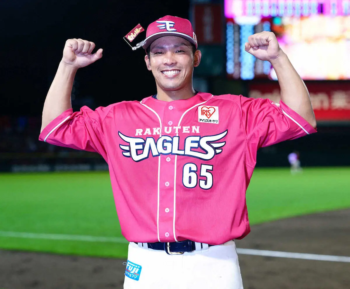 【画像・写真】楽天・堀内謙伍が決勝の逆転2ラン！難敵九里を沈め3位オリックスと3・5差「バカ飛んだっす」