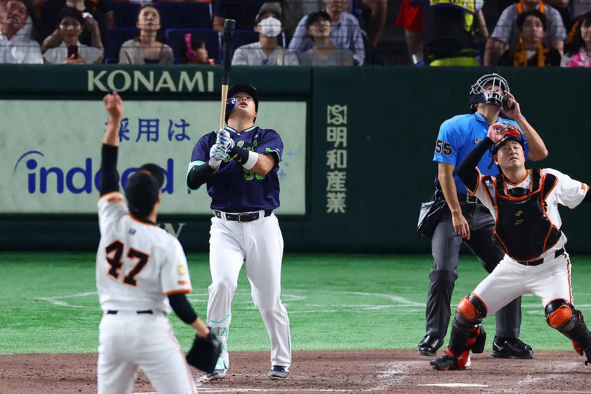 【画像・写真】ヤクルト　プロ初先発の巨人・森田の前にわずか2安打　村上「次に対戦する機会あれば打てるように」