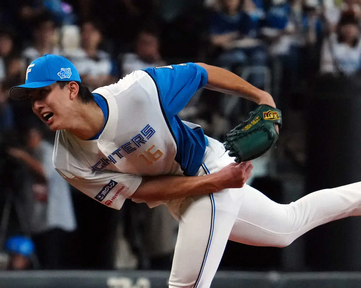 【画像・写真】日本ハム・達孝太　7回途中115球で降板、自己最多タイ8奪三振も「球数を増やしてしまったことは反省」