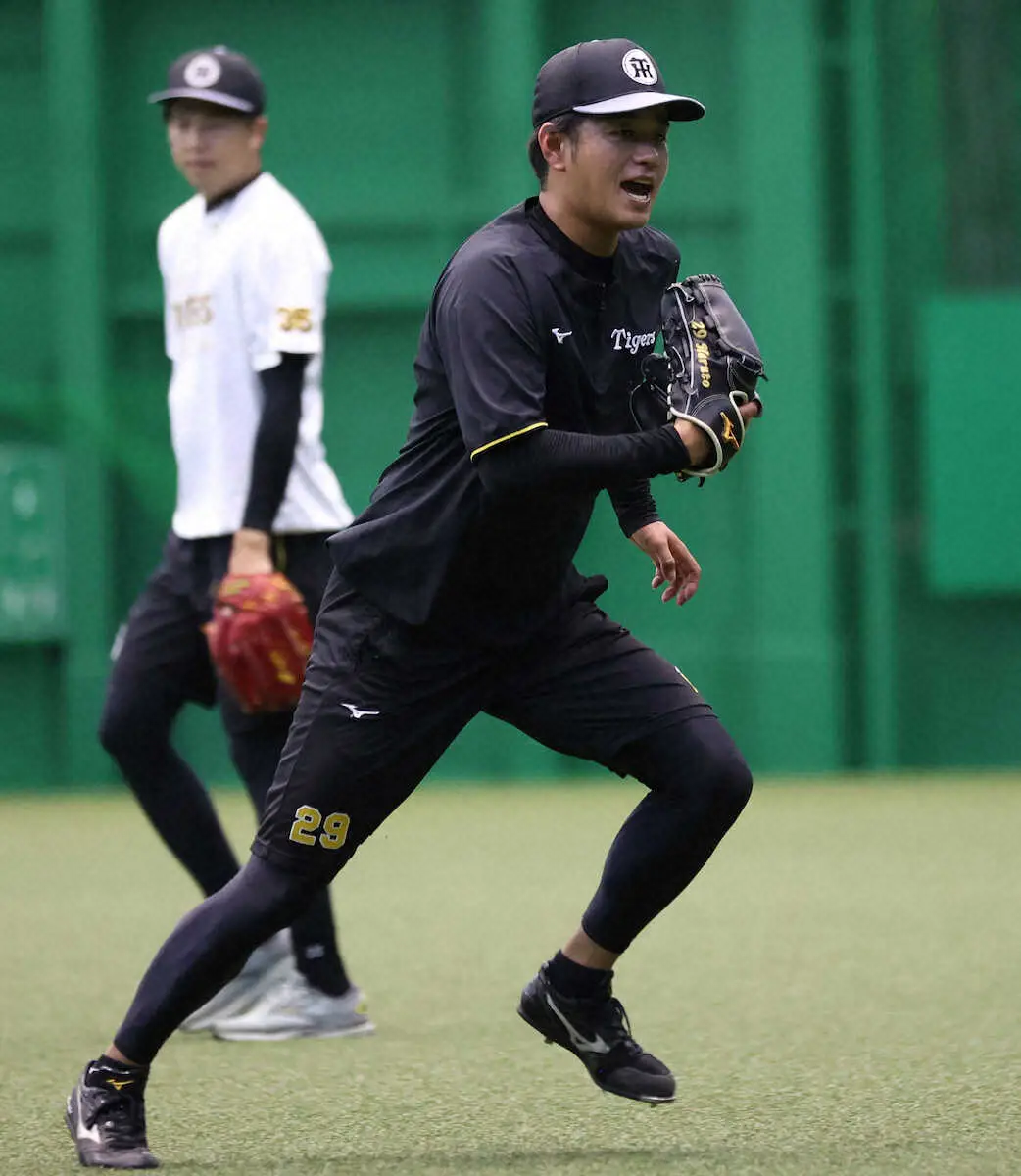 【画像・写真】阪神・高橋遥人“大竹の宝刀”チェンジアップ握り教わる「投げられるに越したことはない」