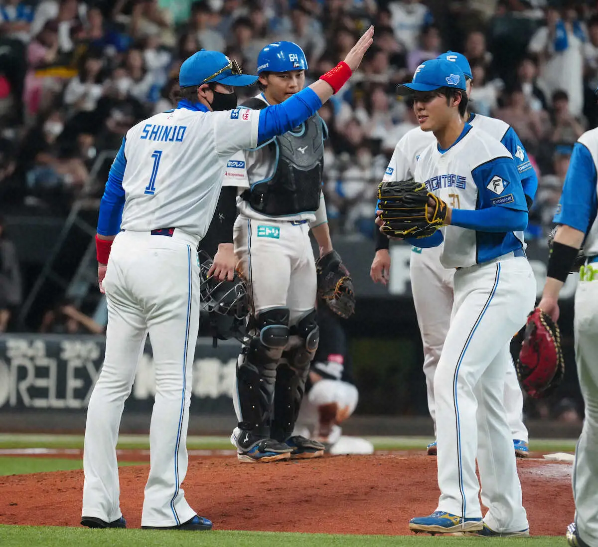【画像・写真】日本ハム・ドラ1柴田　プロ初救援で初失点も初ホールド！ソフトバンク戦6カードぶりの勝ち越し