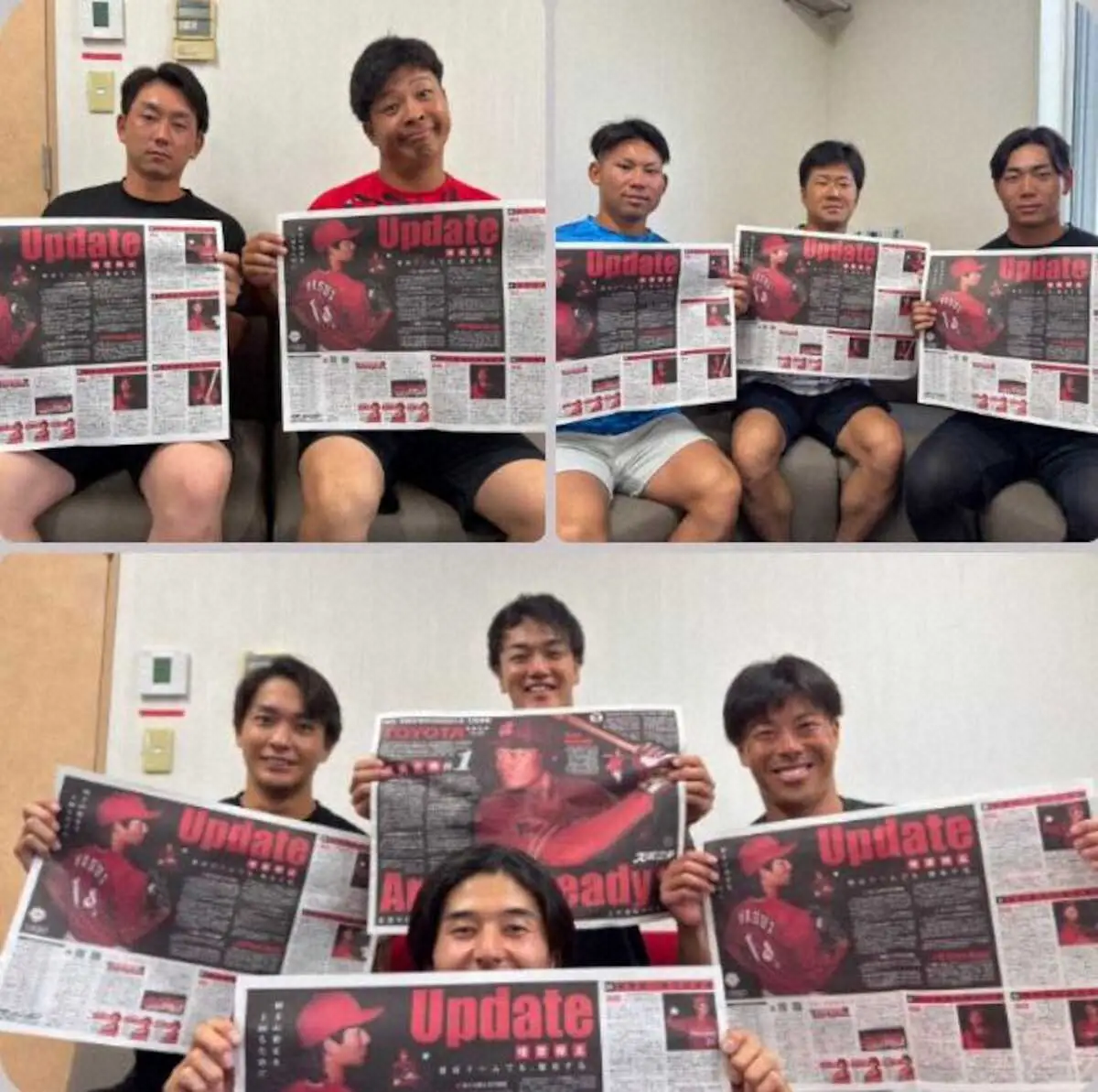 【画像・写真】トヨタ自動車　熊田任洋内野手＆増居翔太投手が28日開幕の都市対抗へ抱負　東京Dでスポニチ特別号外配布