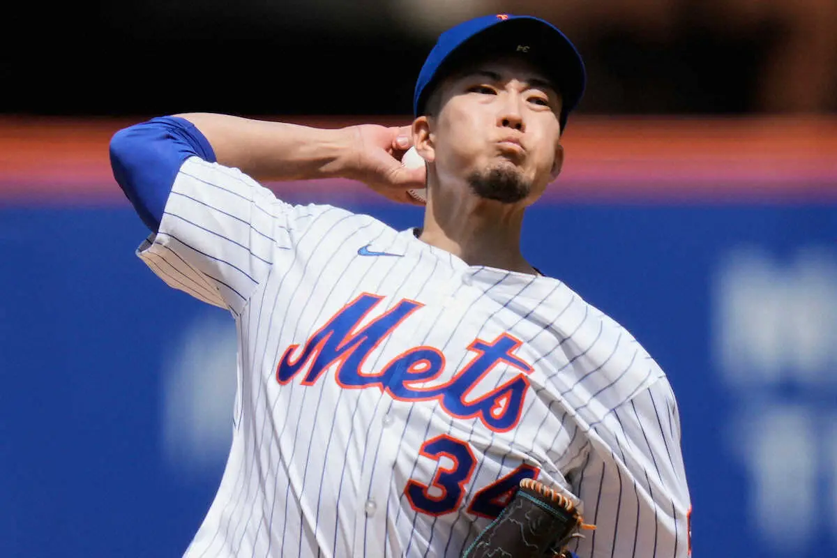 【画像・写真】メッツ・千賀滉大の次回登板は26日のフィリーズ戦　直近7試合で白星なし　中4日で8勝目を目指す