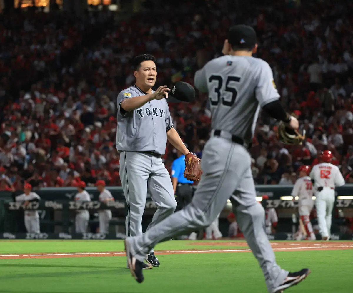 【画像・写真】あ～～…巨人・田中将大　日米通算200勝お預け…2回5失点、自責4　痛恨ミス連発でマツダに“ため息”