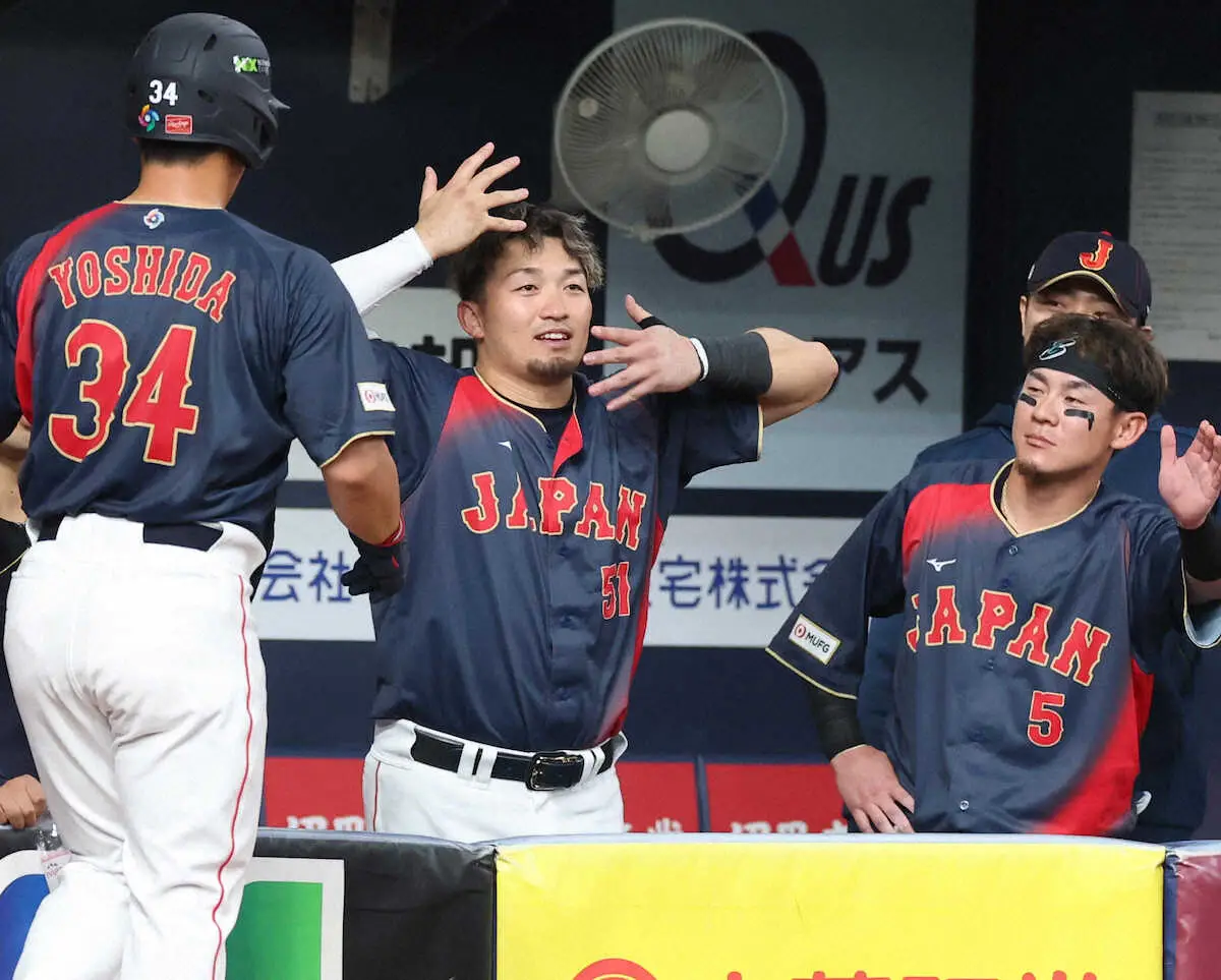 【画像・写真】【侍ジャパン】プロレスラー由来？もう一つの“謎ポーズ”　北山「僕はそれノータッチ」