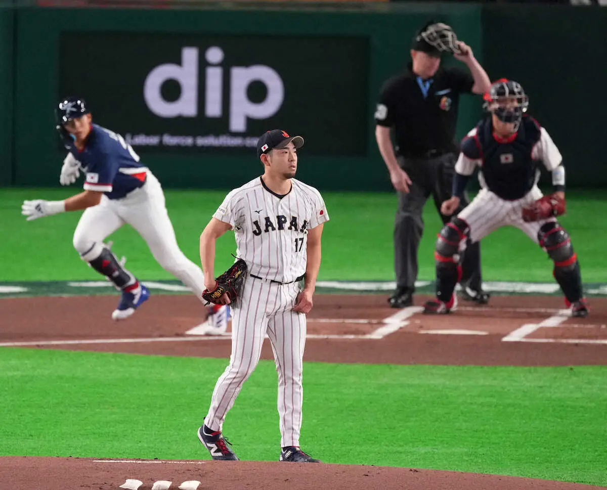 【画像・写真】【WBC】韓国が5球で先制「韓国のイチロー」李政厚の適時打など初回3点、侍菊池雄星の立ち上がり攻める