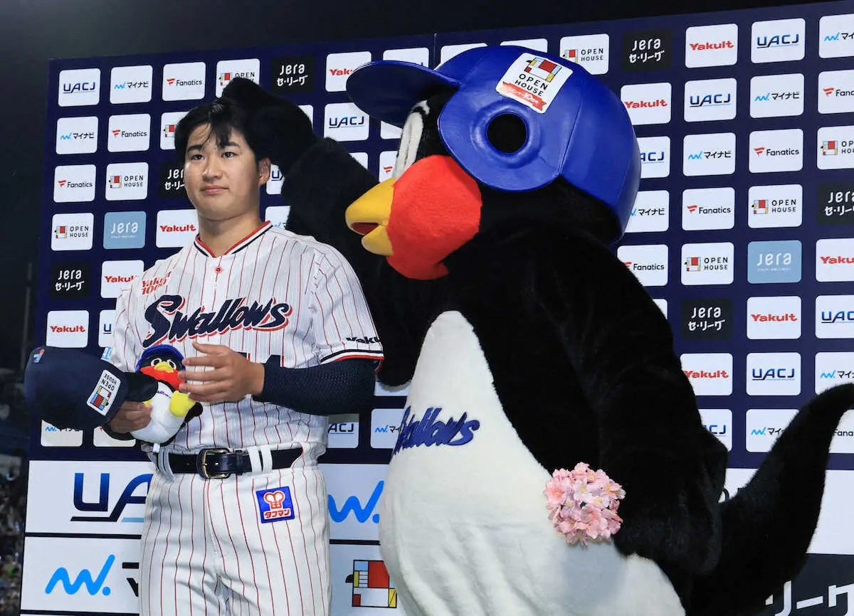 【画像・写真】ヤクルト　今季初スタメン田中陽翔が「普段通りにできた」3安打3打点　24年春の選抜優勝メンバー