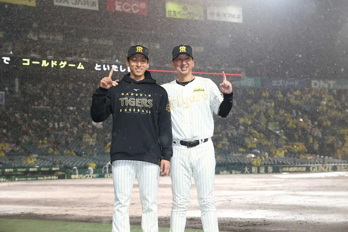 【画像・写真】プロ初勝利の阪神・茨木秀俊に珍事　ウイニングボールがない！自軍攻撃中に降雨コールド　記念球はどれ？