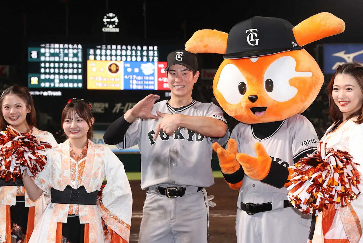 【画像・写真】巨人、今年初甲子園での「伝統の一戦」で逆転勝利　松本剛が9回2死から移籍後初V打