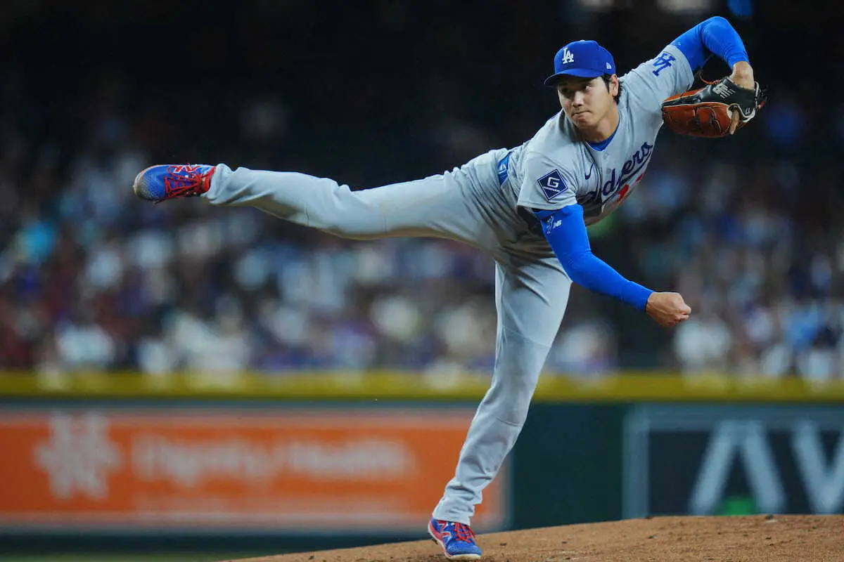 【画像・写真】大谷翔平　荒れ球模様！？　4番アレナドにはあわや危険球　打者6人で30球