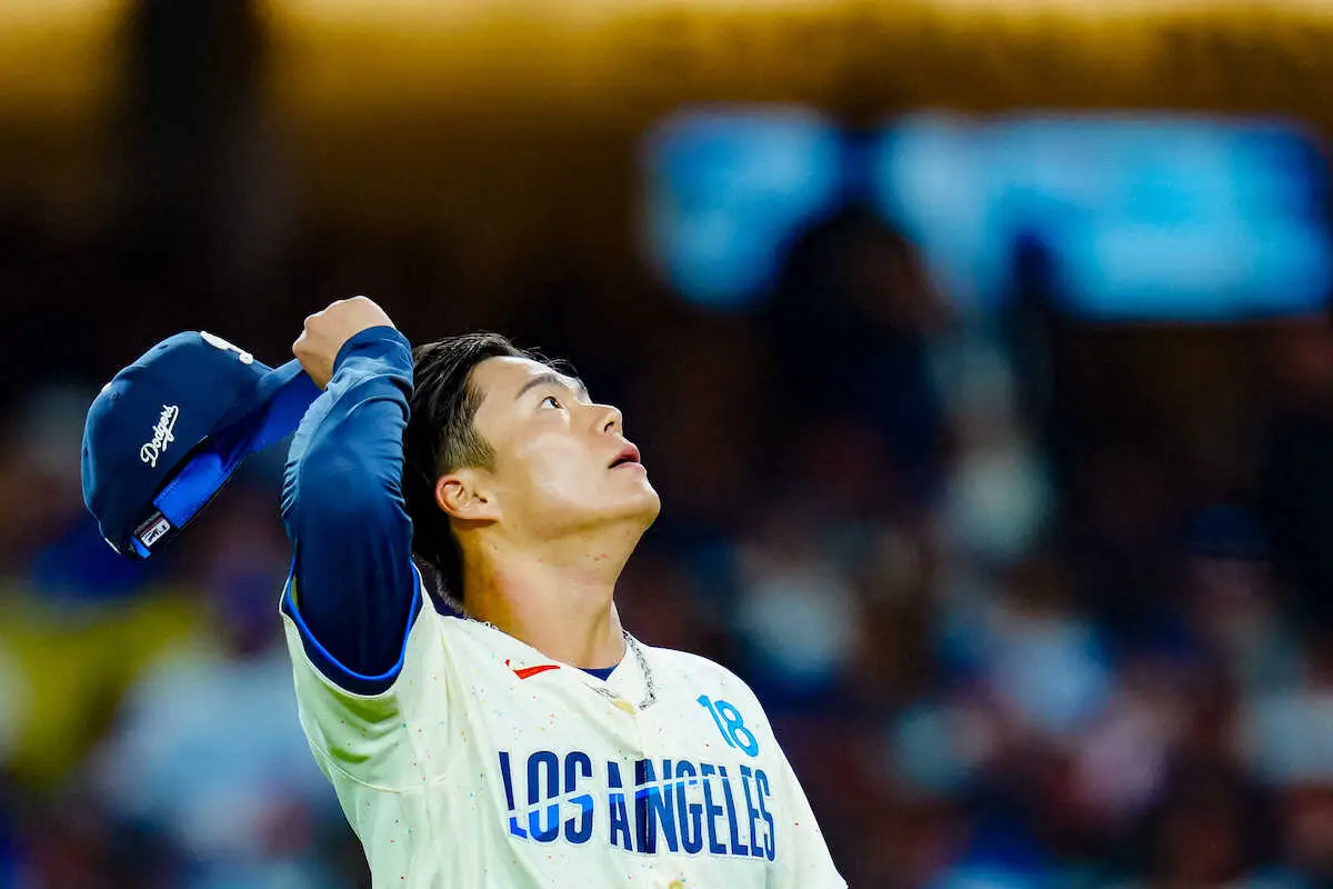 【画像・写真】ドジャース・山本由伸　6回3失点で5敗目「しっかり振り返って、次につなげたい」