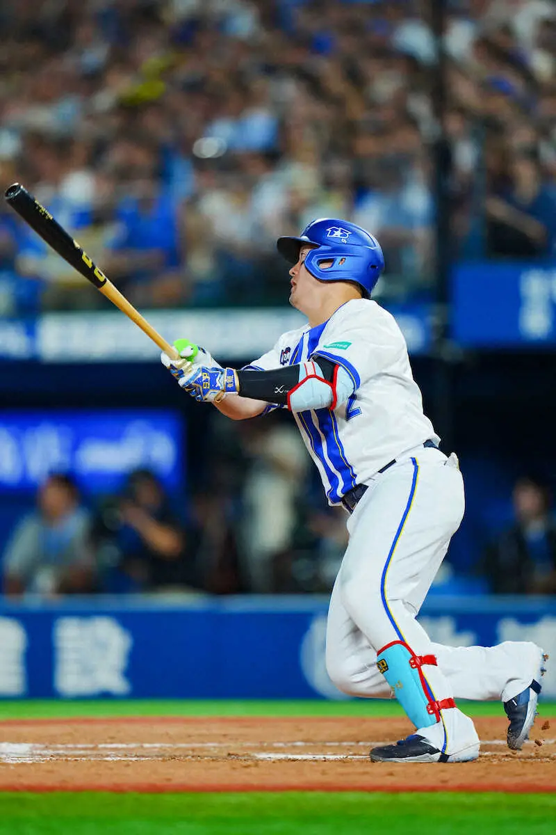 【画像・写真】DeNA・牧が決勝二塁打　同点打の度会との1、2番コンビは「大変」「のびのびやって」