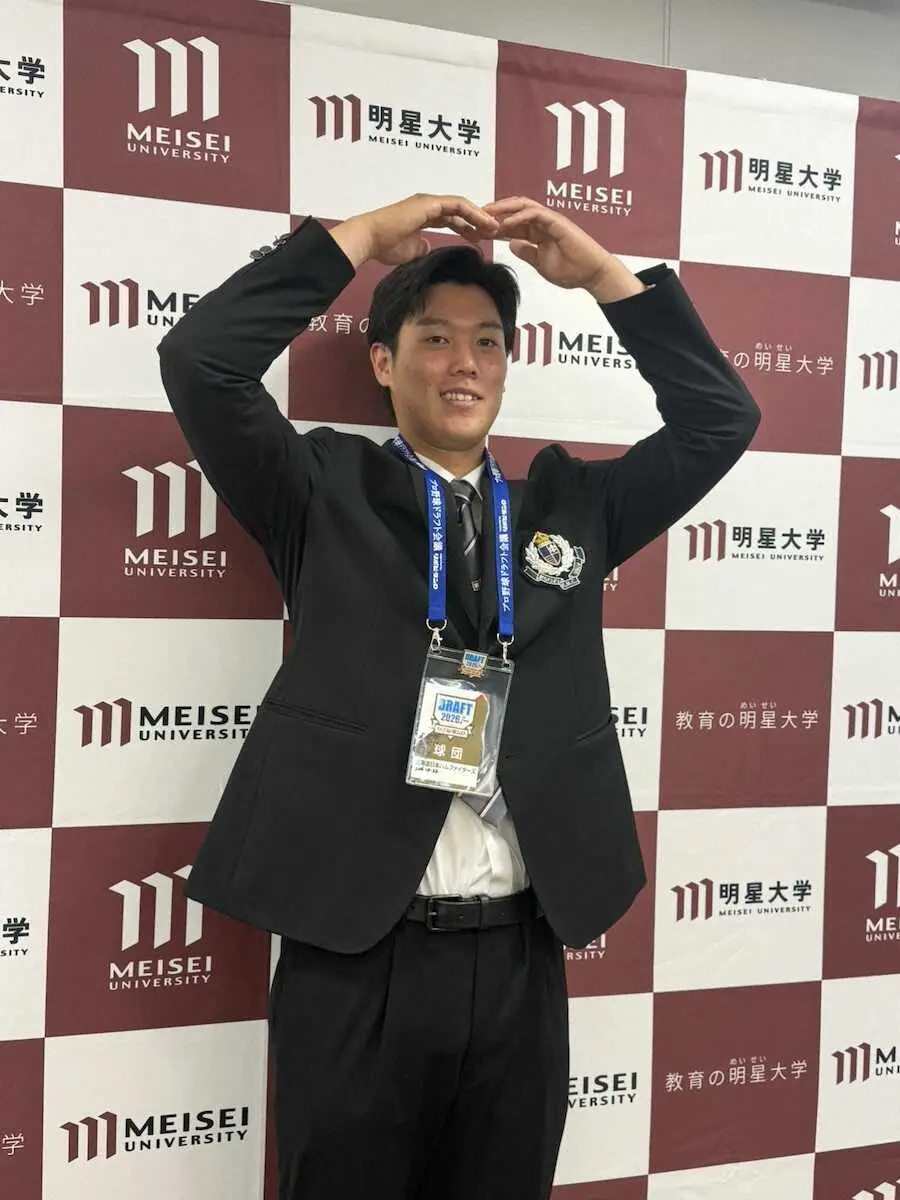 【画像・写真】日本ハムのドラフト位・加藤宇　対戦したい打者に「ソフトバンクの選手は全員対決したい」