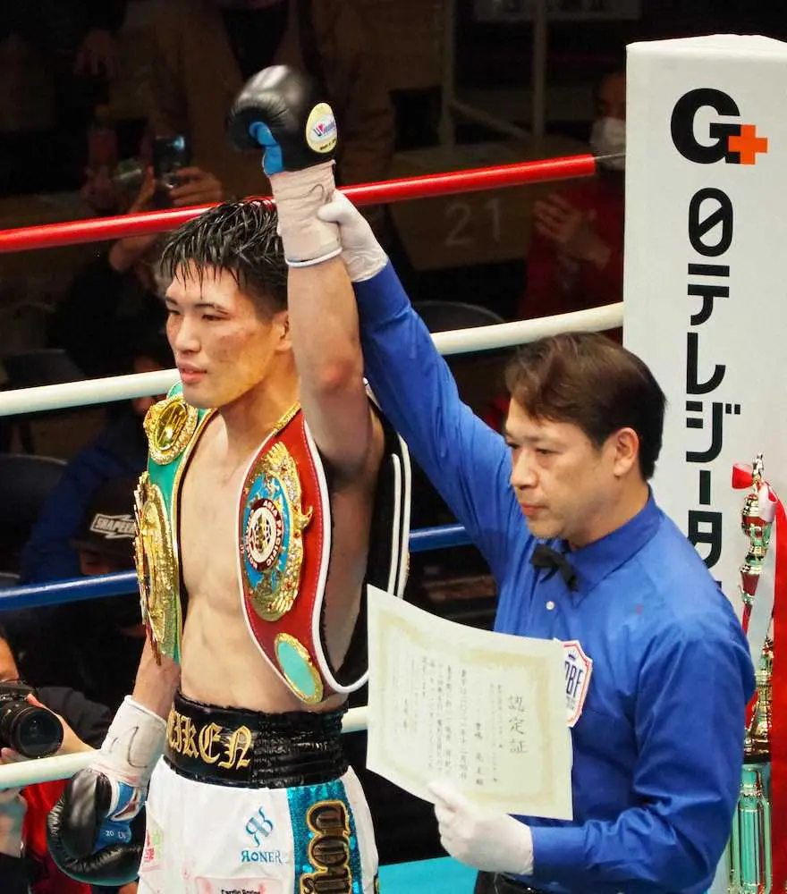 【画像・写真】豊嶋亮太「アジアのトップは証明できた」　逆輸入ボクサー坂井祥紀に判定勝ち　