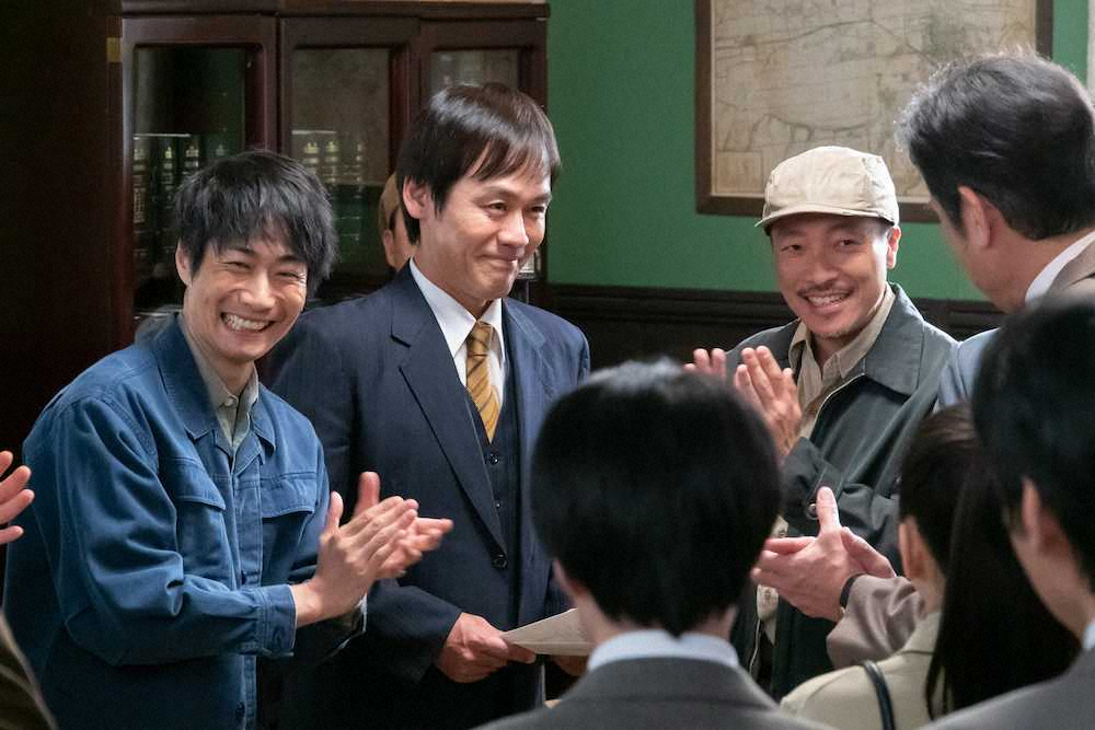 【画像・写真】「なつぞら」森崎博之“道産子愛”「自然と大声」戸次重幸＆音尾琢真と再びTEAM　NACSの3ショット