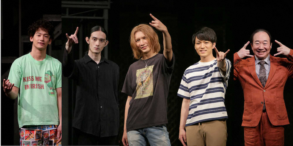 【画像・写真】藤井流星＆神山智洋「笑って免疫力上げて」　W主演舞台「正しいロックバンド…」初日