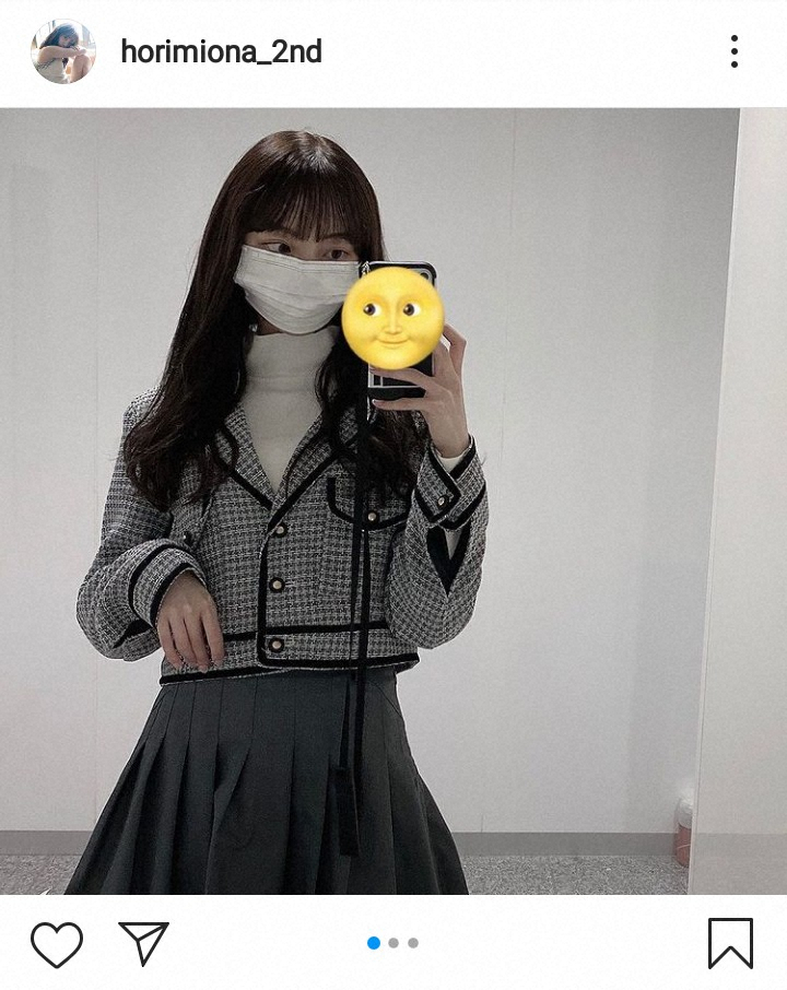 【画像・写真】乃木坂・堀未央奈　マスク姿の自撮りショット披露　ネット驚き「顔が小さすぎ」
