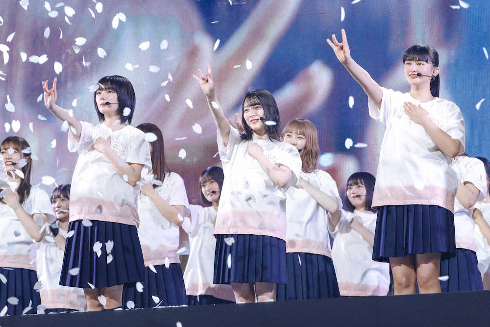 【画像・写真】櫻坂46が初ライブ　新センター森田ひかる「たくさんの人の心に響くようなパフォーマンスを」