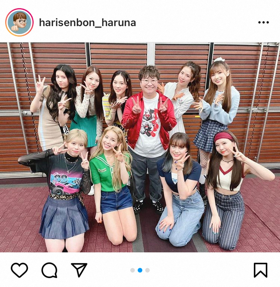 【画像・写真】近藤春菜　飛び入り参加「スッキリ」オフショット公開「NiziU　9人と会えた～」