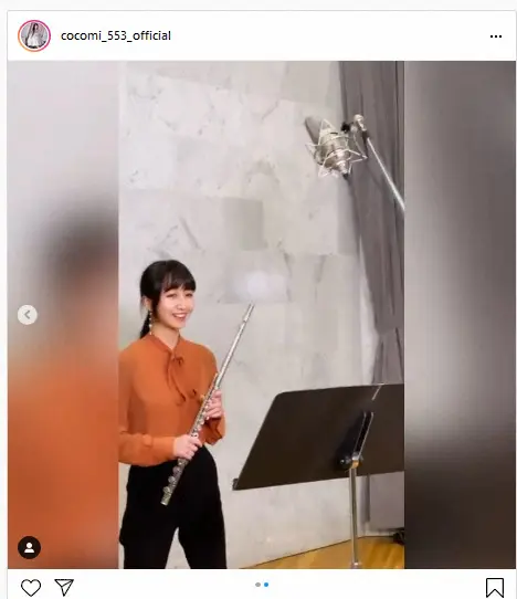 【画像・写真】Cocomi　声優務めるアニメ映画で感激！劇中音楽のフルートパート担当　「幸せな時間すぎた」