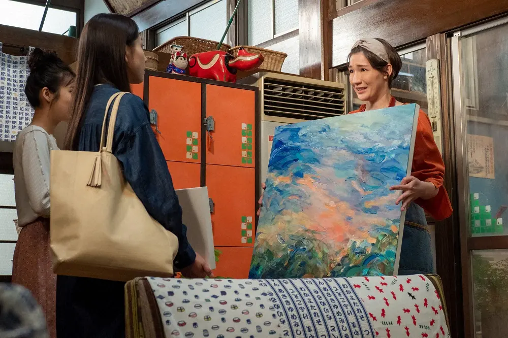 【画像・写真】「おかえりモネ」宇田川さん姿現さずも百音に餞別の絵　ネット涙も　ノック4回は「サヨナラ」？