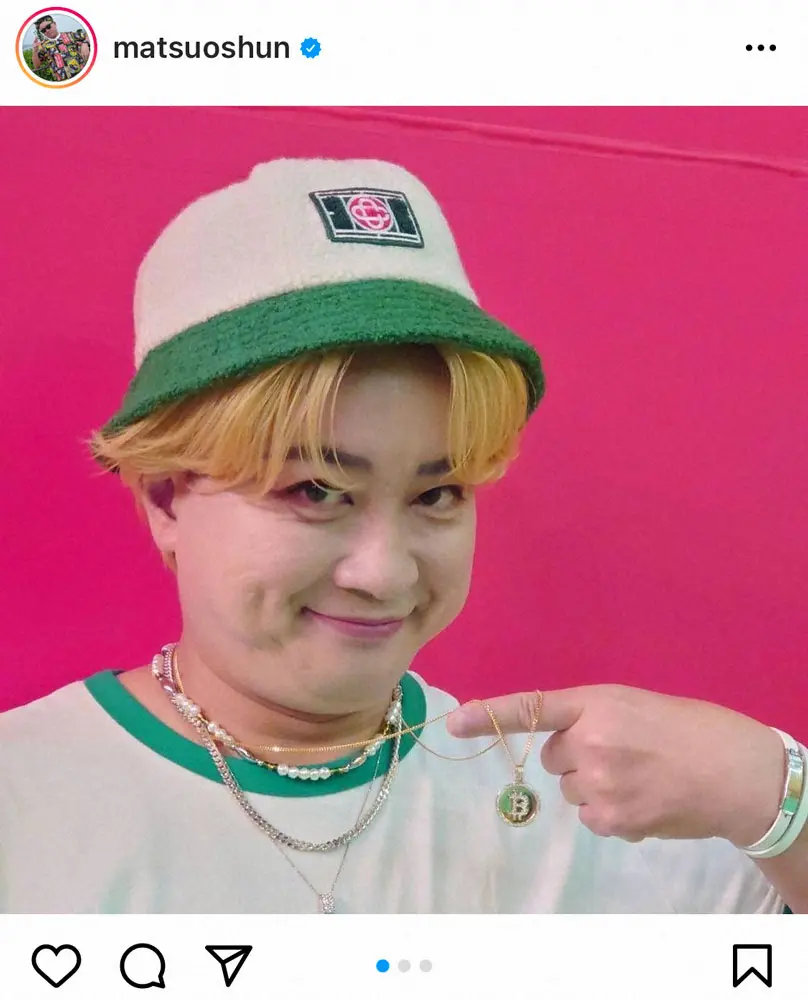 【画像・写真】チョコプラ松尾　「BTS」J-HOPEになりきった姿に「山村紅葉さん？」「似てないけど嬉しい」の声