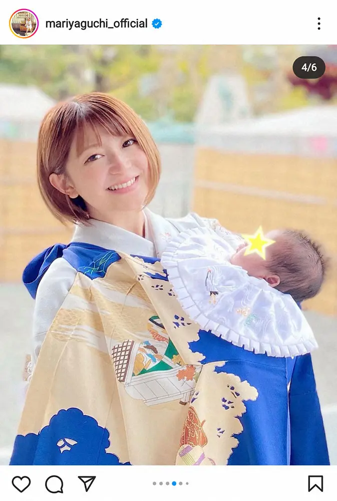 【画像・写真】矢口真里　次男のお宮参り報告　2年前の長男の時の写真も披露「今の方が更に優しい顔」の声