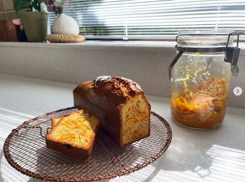 【画像・写真】安田美沙子　手作りマーマレードのパウンドケーキ公開に「美味しそう」「手作り素敵！」