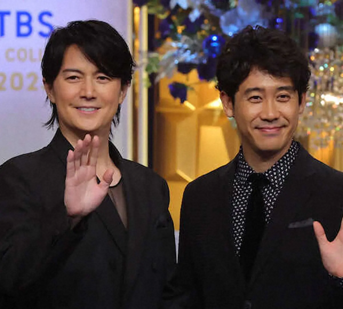 【画像・写真】「Nキャス」福山雅治＆大泉洋が乗っ取り？　2人でトーク展開も背後から…「お前ら！」