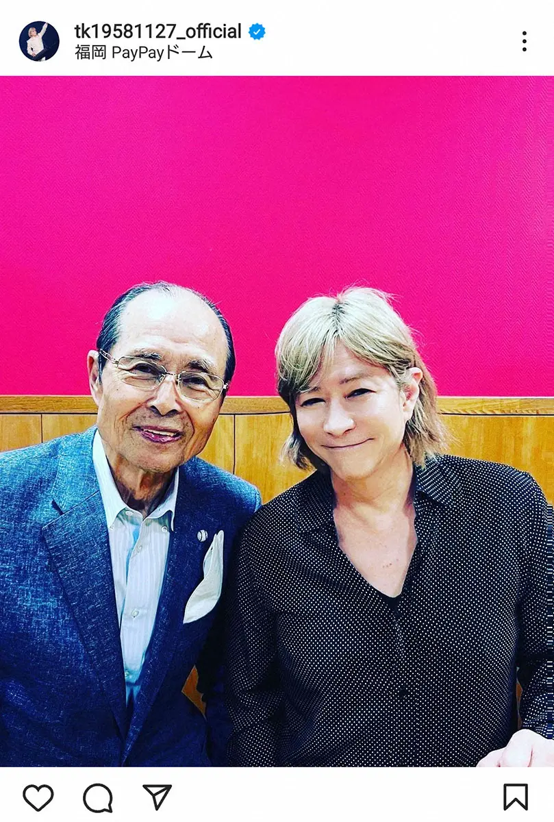 【画像・写真】小室哲哉氏　高校の“大先輩”の誕生日を祝ったと報告に「ダブルキングヤバい」「凄すぎる」の声