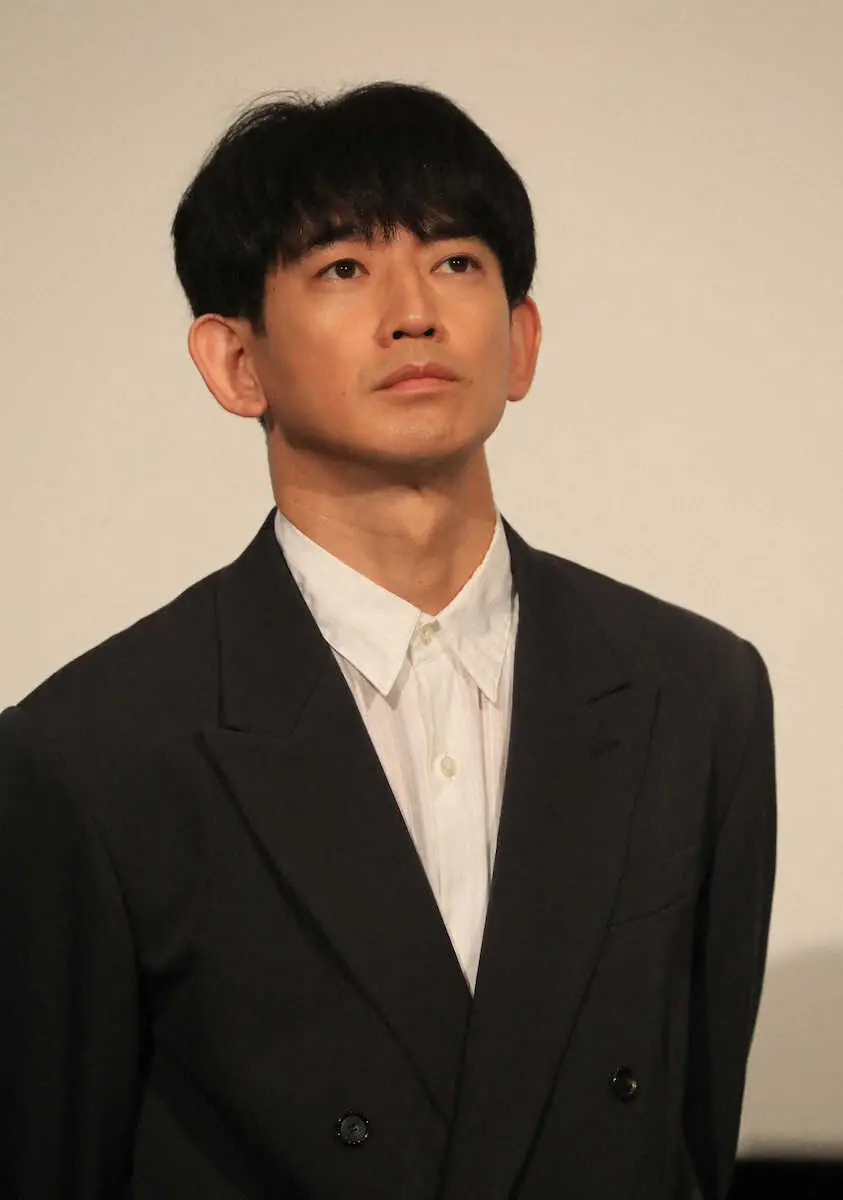 【画像・写真】永山瑛太　絢斗容疑者の話題に触れず　弟の逮捕後、初の公の場　映画「怪物」舞台あいさつ