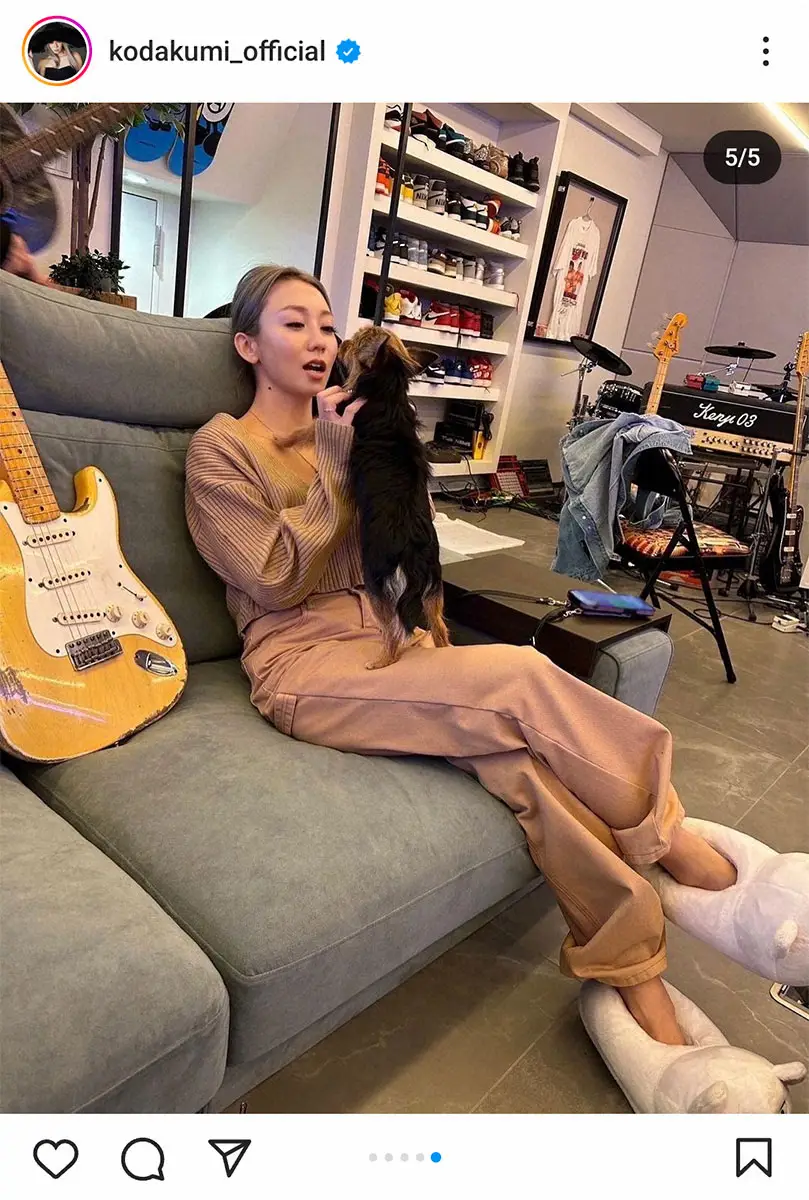 【画像・写真】倖田來未「メイク変えた？」に「脱ファンデーション」に移行していると説明　ファン「お肌綺麗」の声