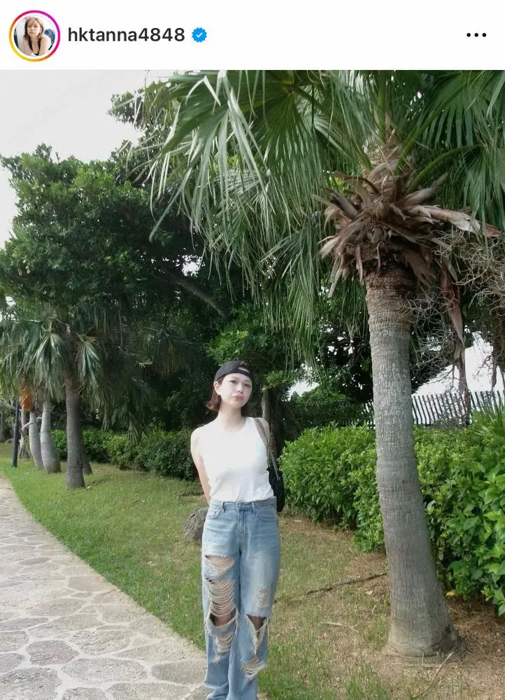 【画像・写真】村重杏奈「おじいちゃんに心配された」服装で沖縄散策　“年配の方には難しいかも”“昔の人は…”共感の声