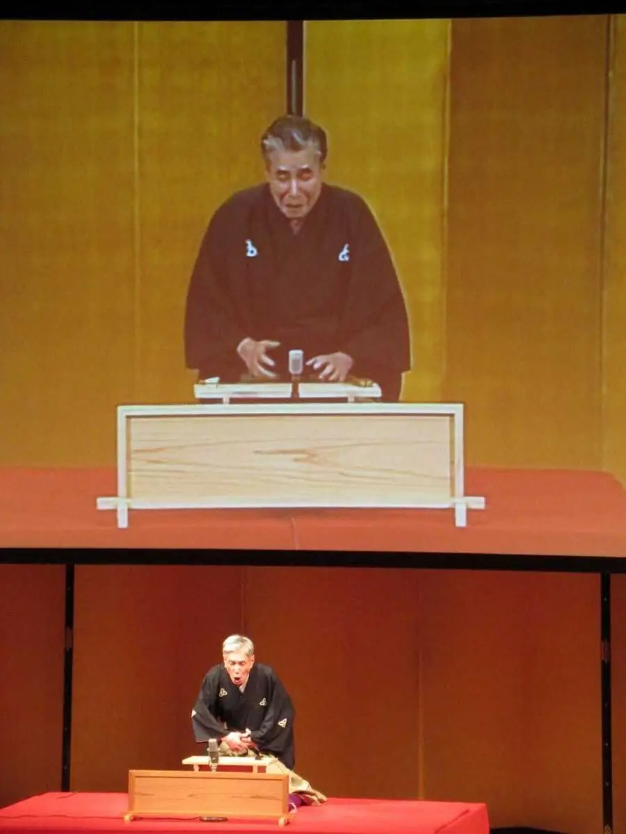 【画像・写真】桂米団治独演会　米朝さんと“親子共演”で熱演