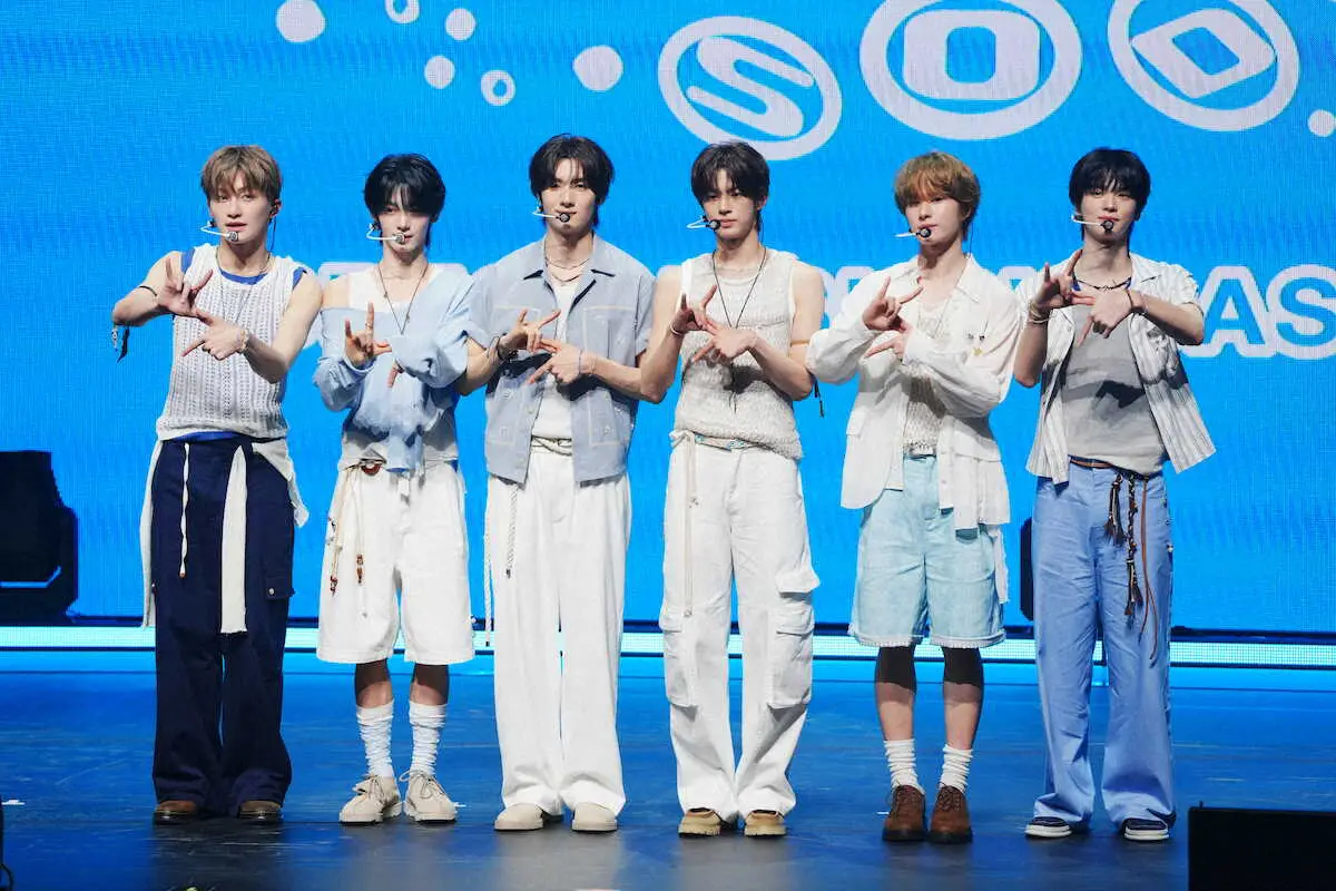 【画像・写真】TWS、1年ぶりの日本シングル発売記念イベント　この夏はファンと「海で遊びたい」？