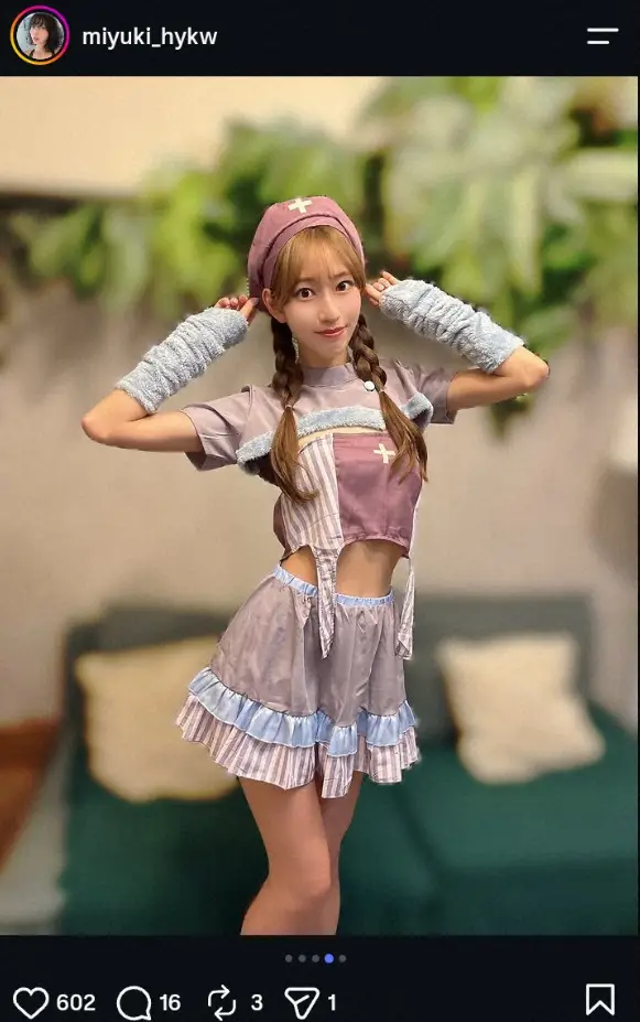 【画像・写真】“スレンダー・レースクイーン”早川みゆき　腹筋女子のハロウィーン・コス披露に「超かわいい」「最高」