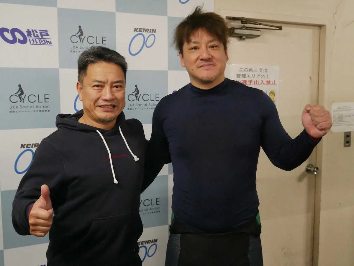 【画像・写真】【松戸競輪・KEIRINフェスティバル・2日目5R】小埜正義　超久々の師弟ワンツー決めた
