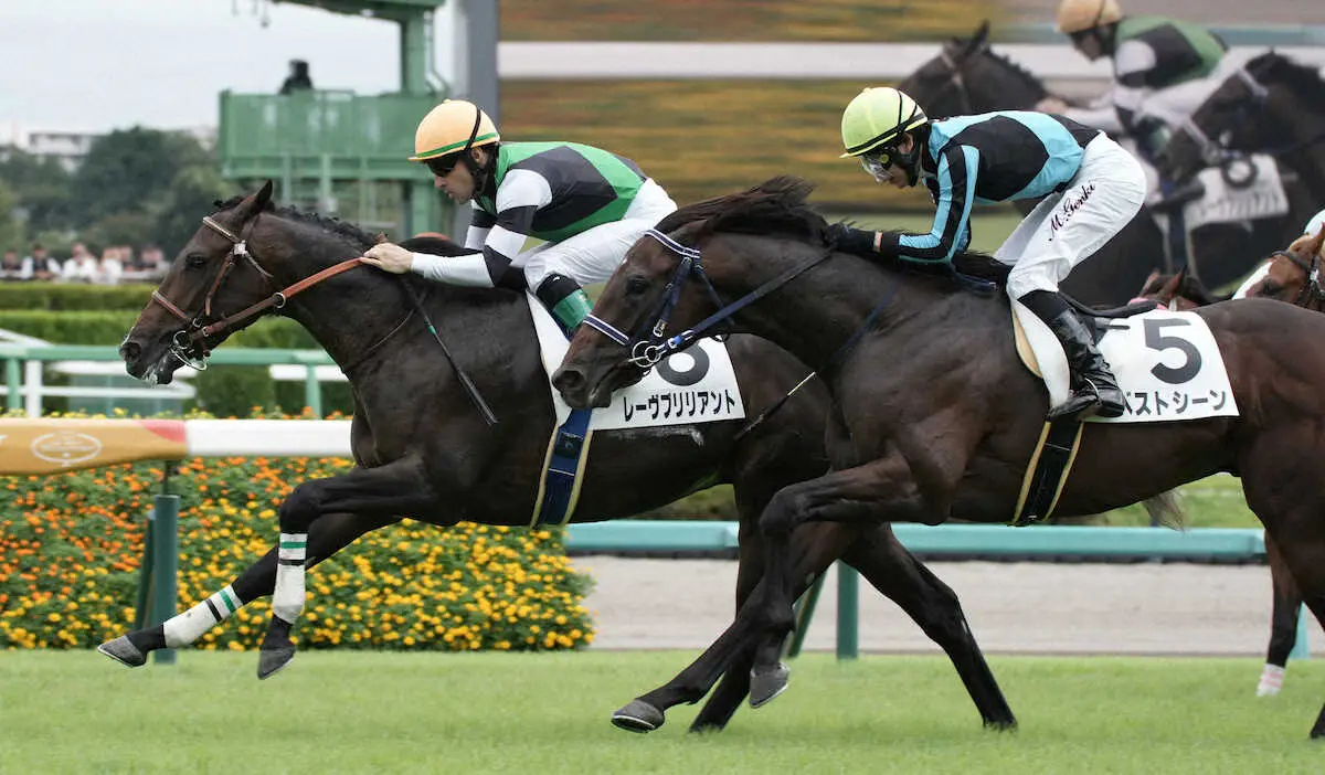 【画像・写真】【中山5R新馬戦】1番人気レーヴブリリアントが快勝 　ルメール「いい脚を使ってくれました」