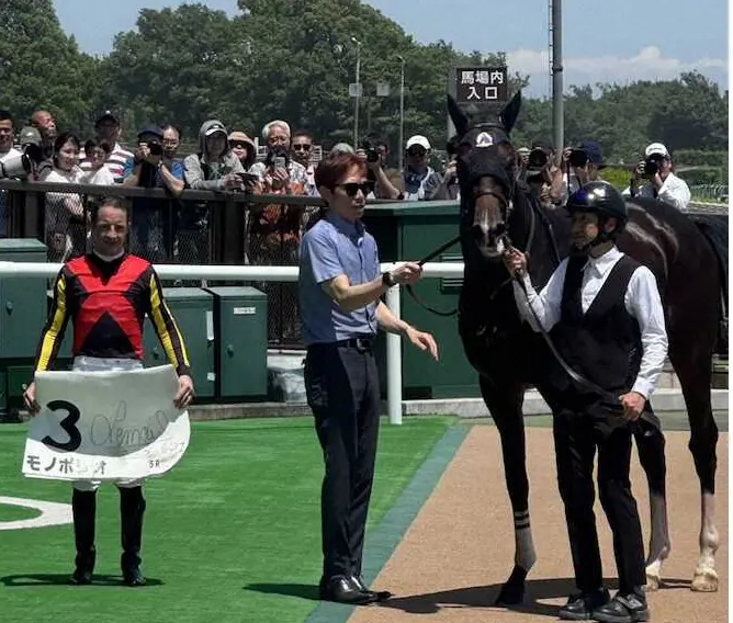 【画像・写真】【東京5R・新馬戦】良血馬モノポリオが1番人気に応えてV　森一師「無事に勝つことができてよかった」