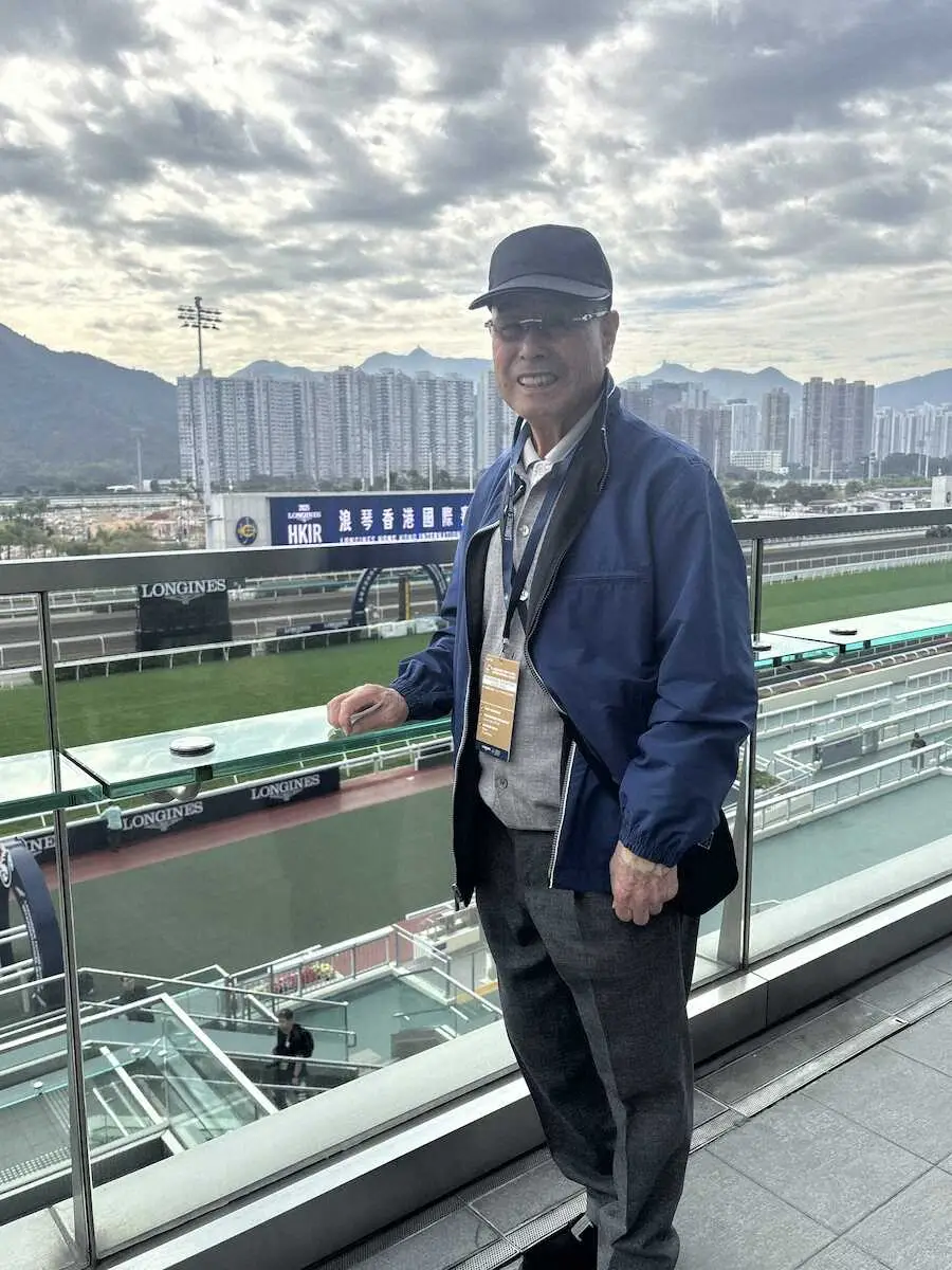 【画像・写真】香港マイルに参戦するソウルラッシュの応援で香港入りした池江泰郎元調教師