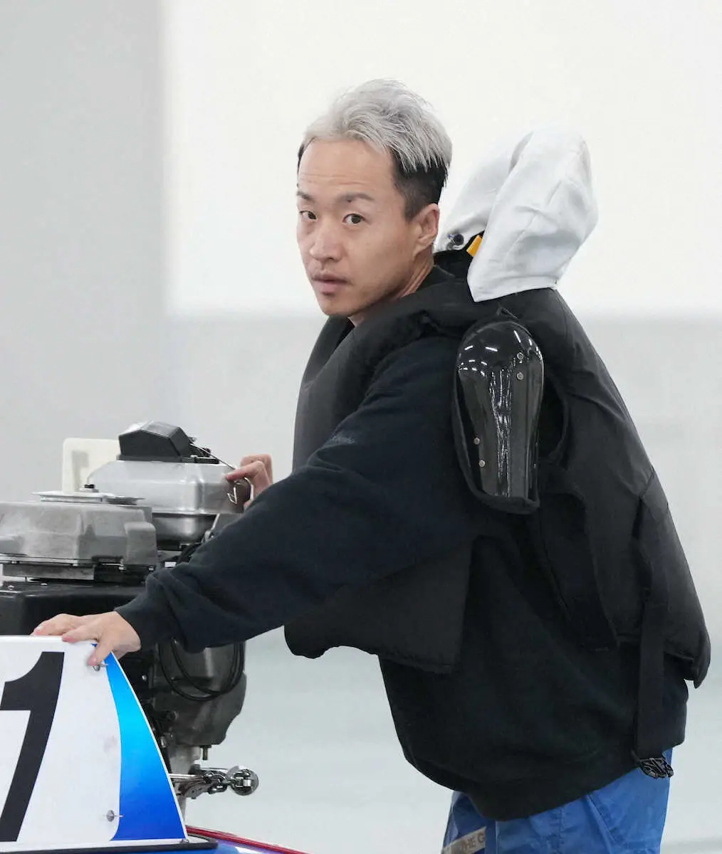 【画像・写真】【蒲郡ボート　SGクラシック】山口剛　インからうまく残して優出権利取り　体調グッド
