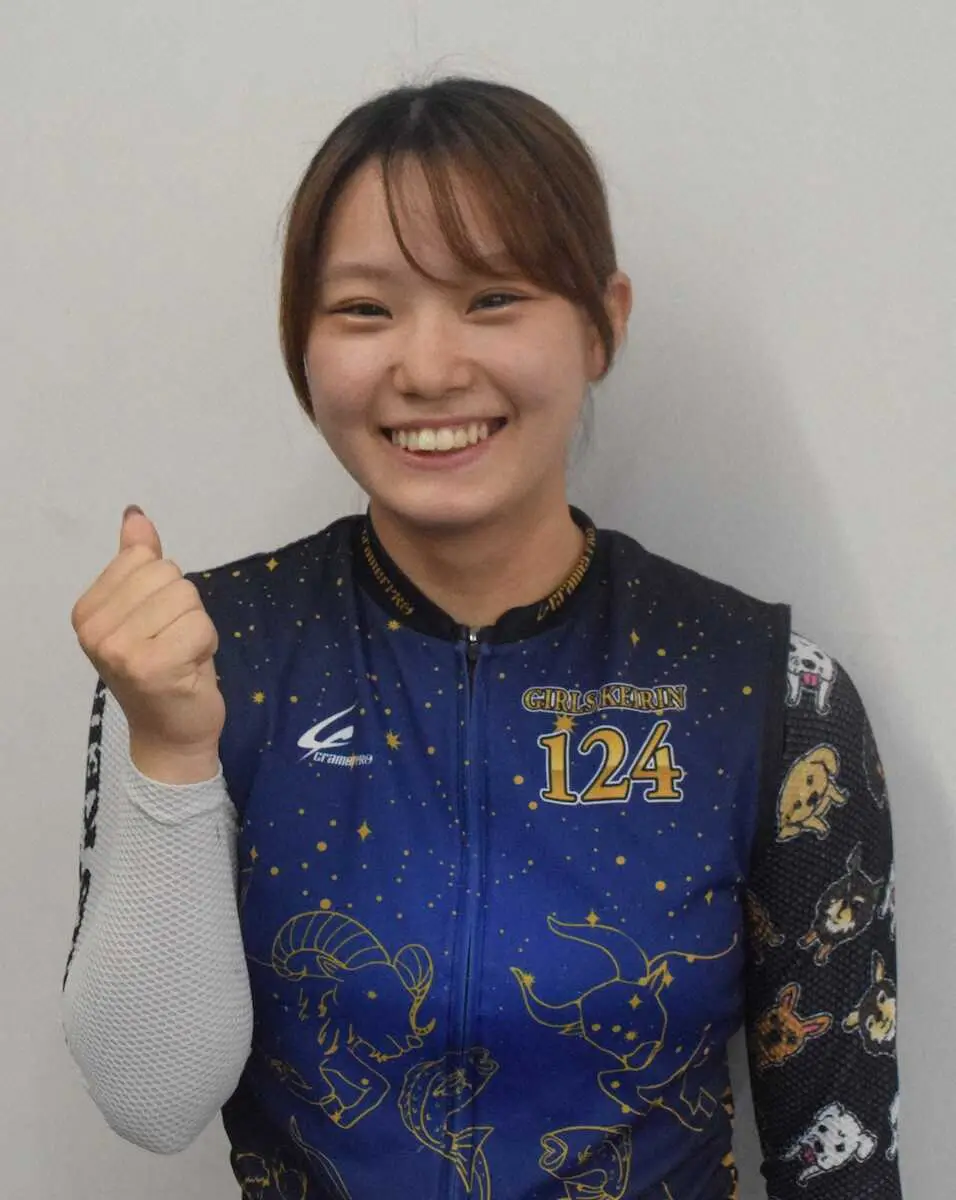 【画像・写真】【別府競輪　F2】神戸暖稀羽　前回は気合の最終バック攻勢　今節も気持ち乗せます