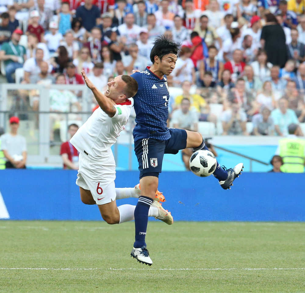 【画像・写真】柴崎、リード許してボール回し「なかなか珍しい」も決勝Ｔ「１６強の壁越える」