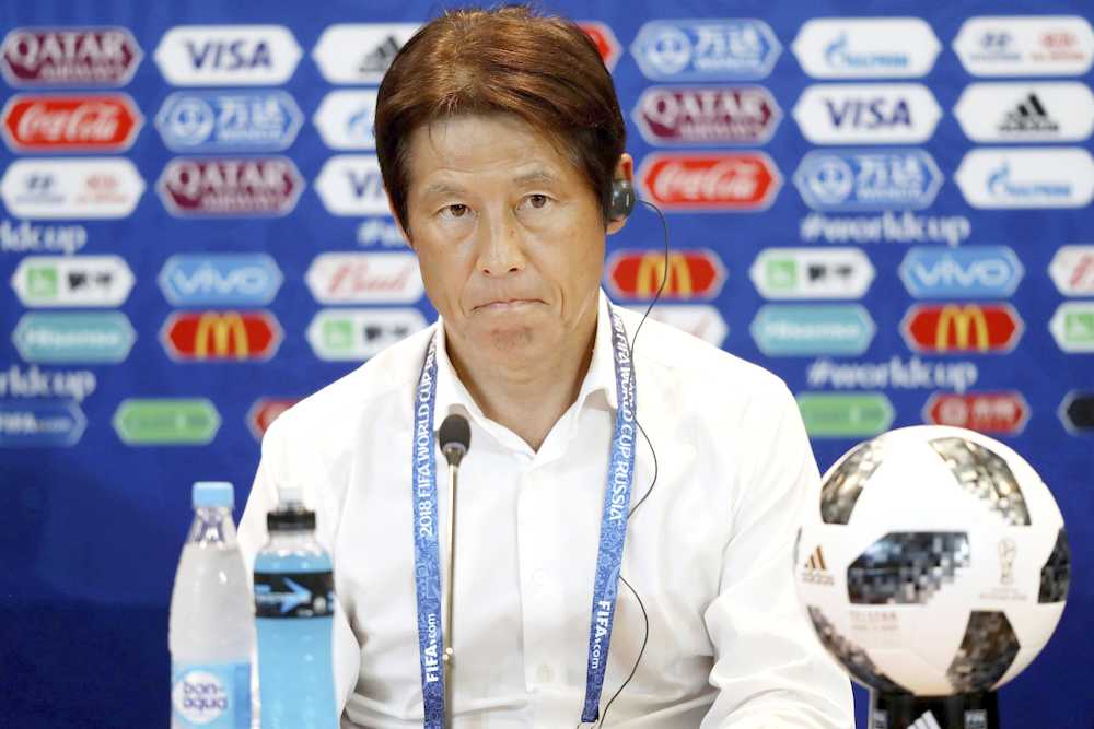 【画像・写真】西野監督が会見　終盤采配は「厳しい選択」次戦は「臆すことなく臨む」